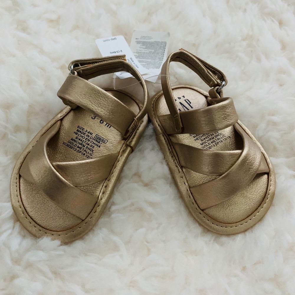 Gold Baby Sandals